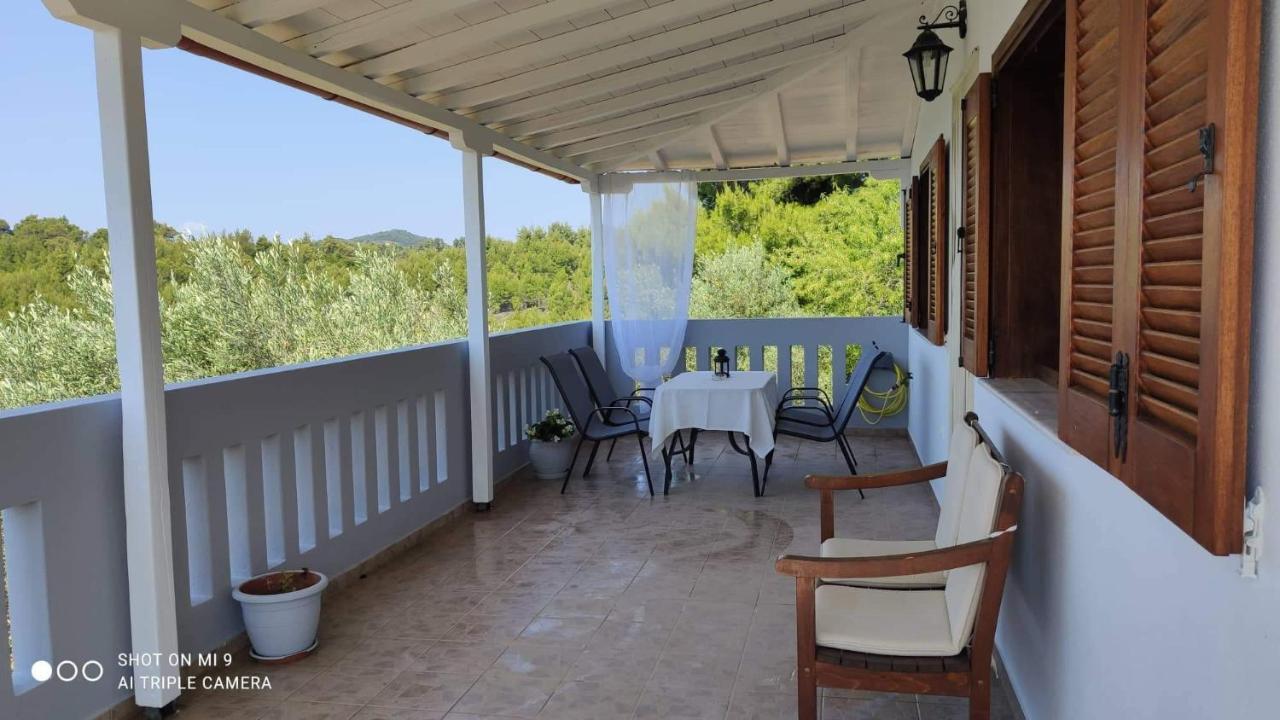Ferienwohnung Elia House 1 Astoning Sea View Among The Olive Trees Patitiri Exterior foto