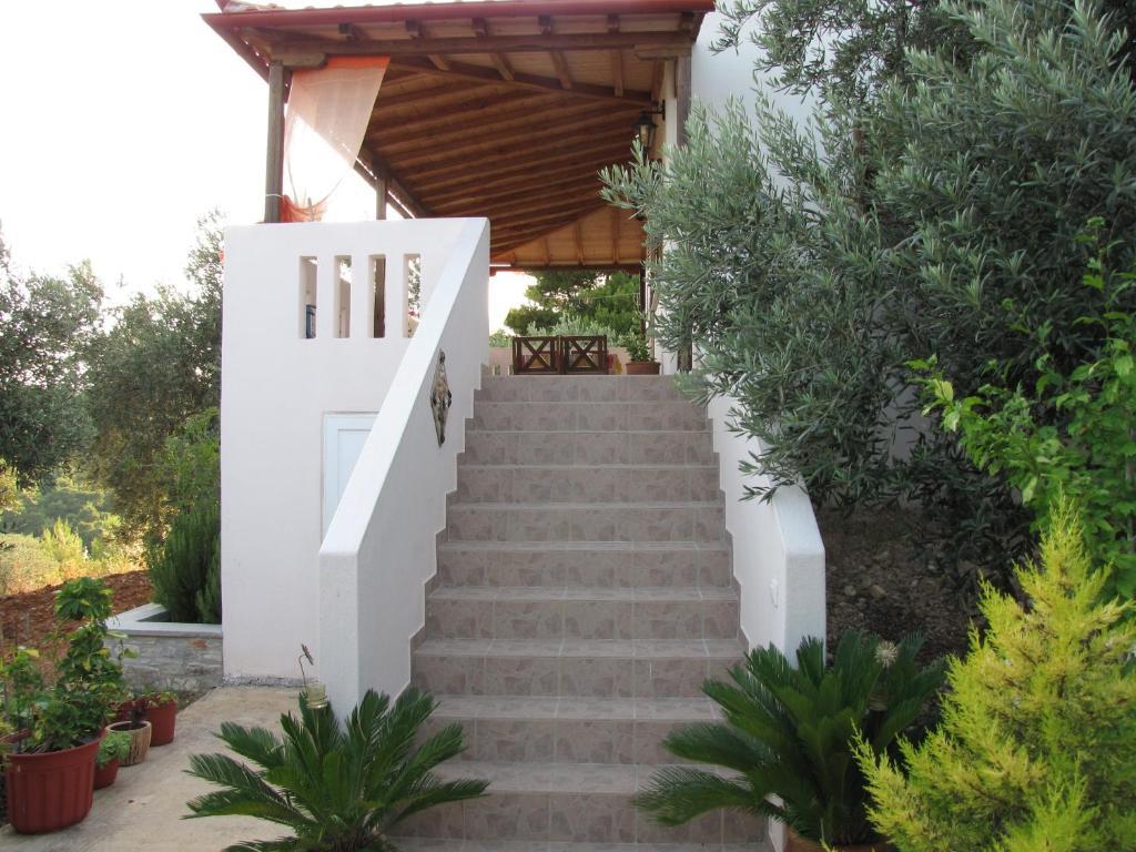 Ferienwohnung Elia House 1 Astoning Sea View Among The Olive Trees Patitiri Zimmer foto